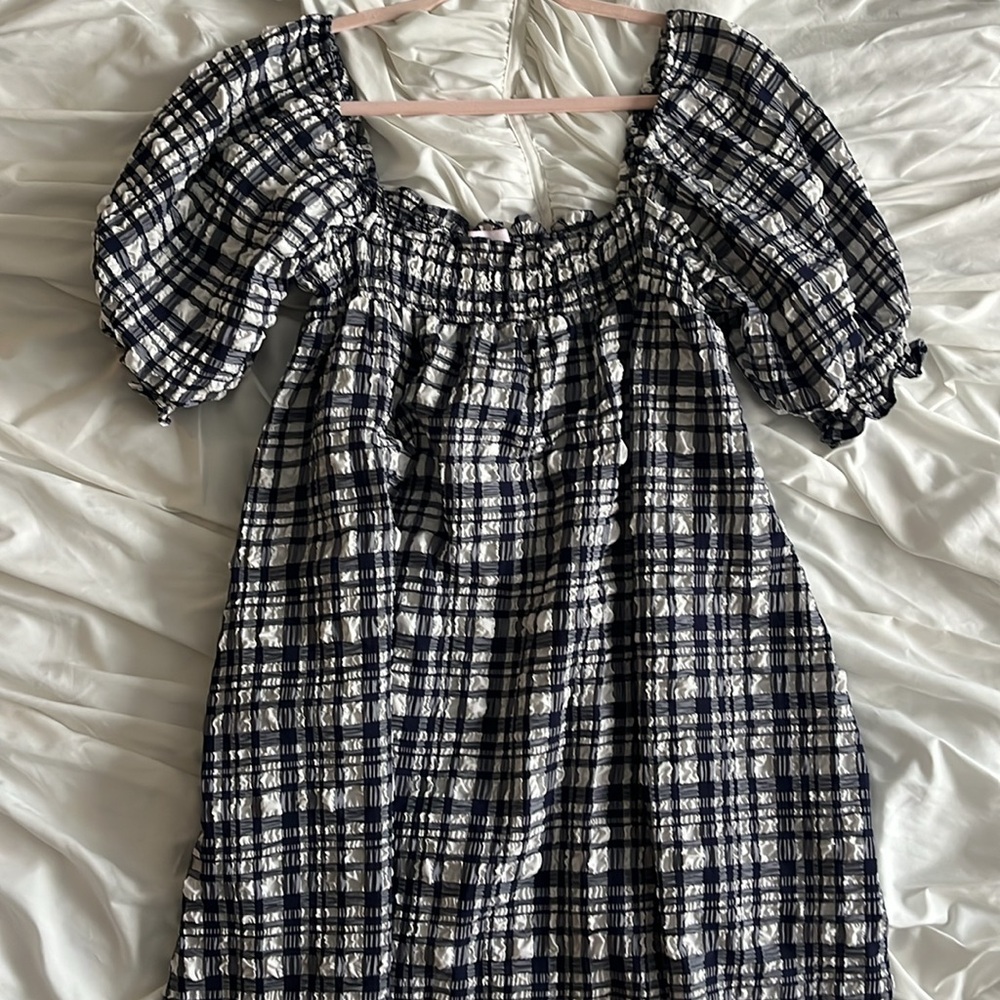 Solid & Striped Gingham Dress - image 6